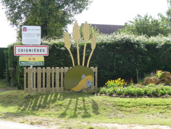 Entrée de ville hérisson juillet 2021