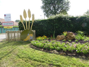 Entrée de ville hérisson juillet 2021